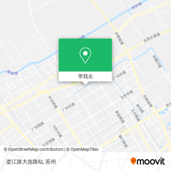 娄江路大连路站地图