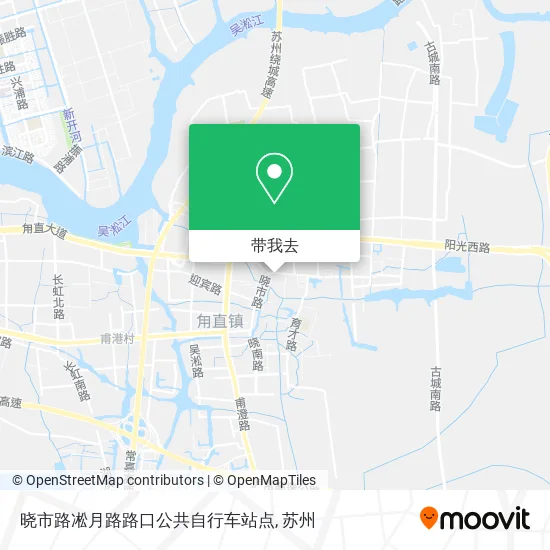 晓市路凇月路路口公共自行车站点地图