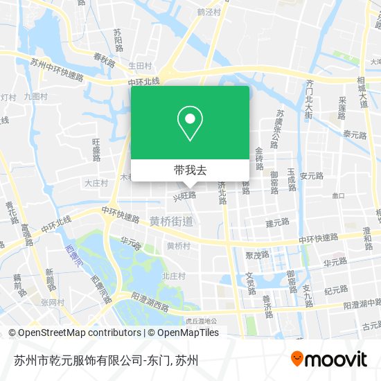 苏州市乾元服饰有限公司-东门地图