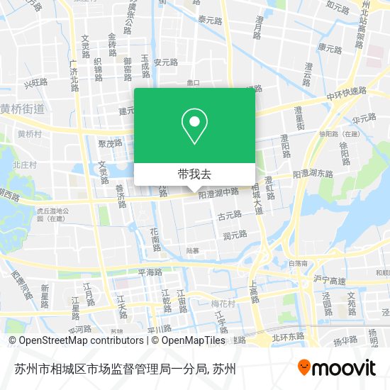苏州市相城区市场监督管理局一分局地图