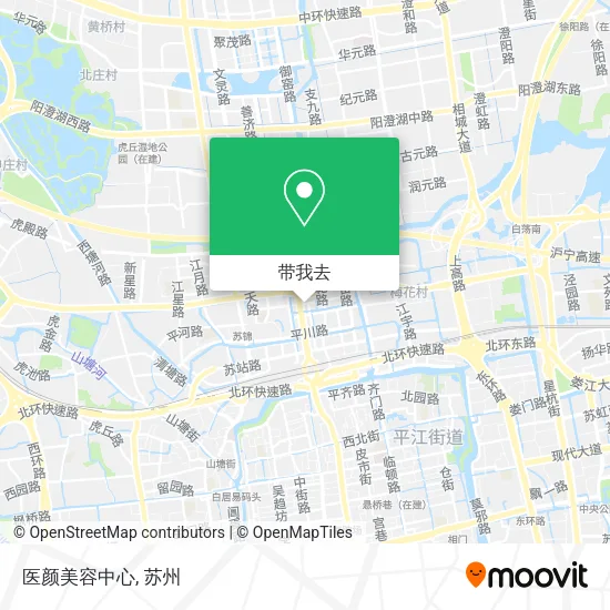 医颜美容中心地图