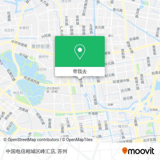 中国电信相城区峰汇店地图