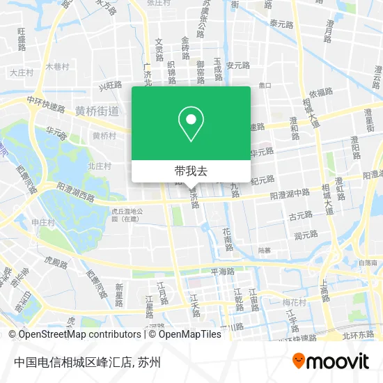 中国电信相城区峰汇店地图