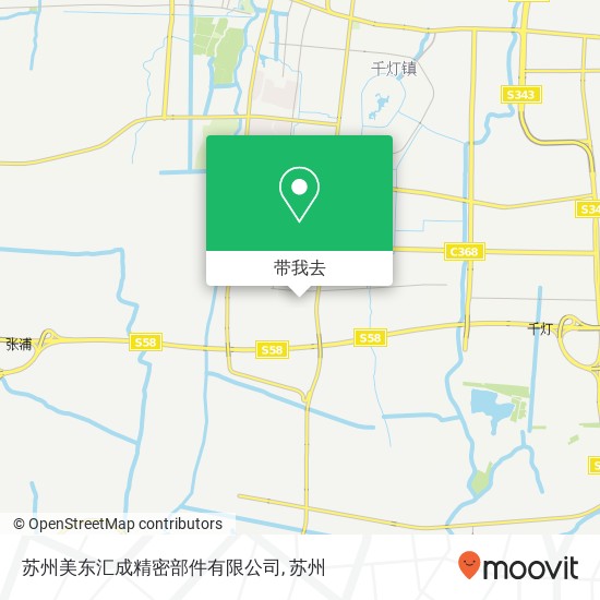 苏州美东汇成精密部件有限公司地图