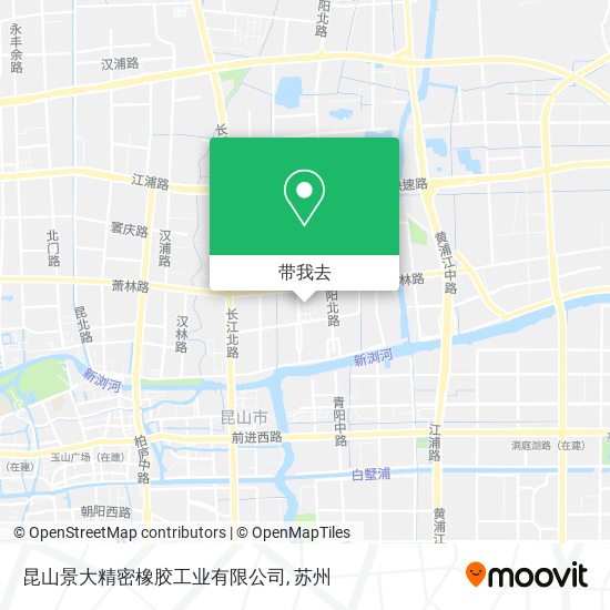 昆山景大精密橡胶工业有限公司地图