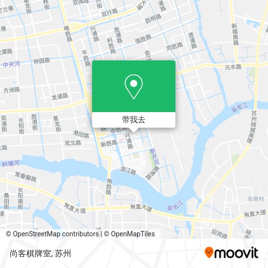 尚客棋牌室地图