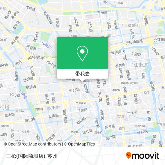 三枪(国际商城店)地图