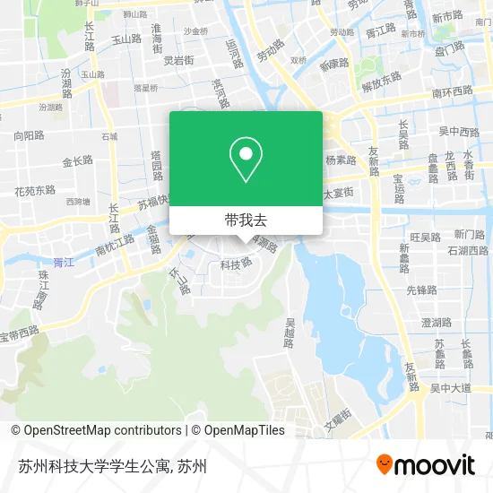 苏州科技大学学生公寓地图