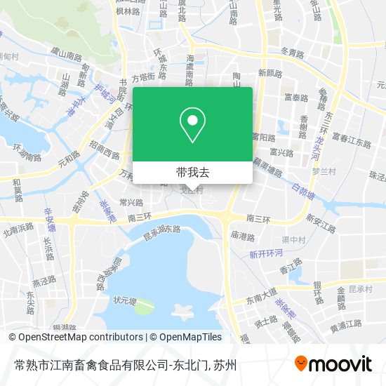 常熟市江南畜禽食品有限公司-东北门地图