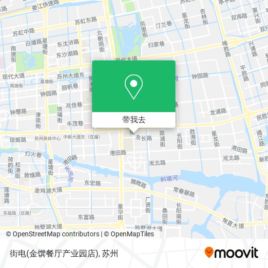 街电(金馔餐厅产业园店)地图