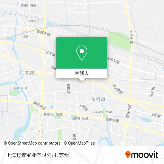 上海超泰宝业有限公司地图