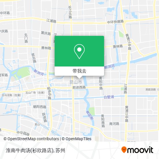 淮南牛肉汤(衫欣路店)地图