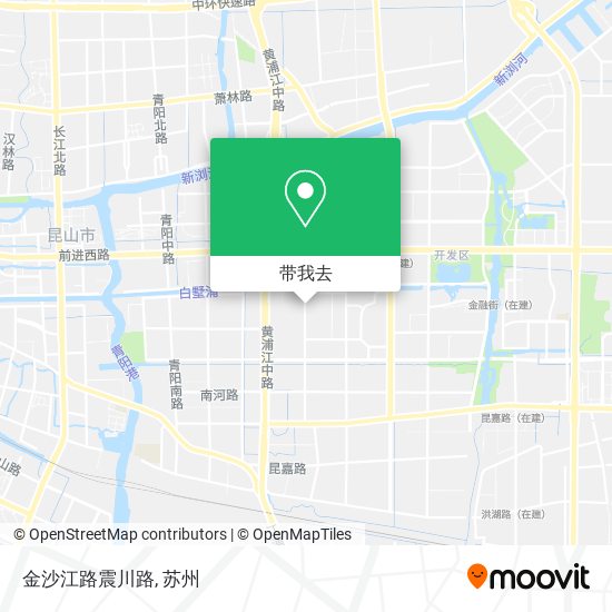 金沙江路震川路地图