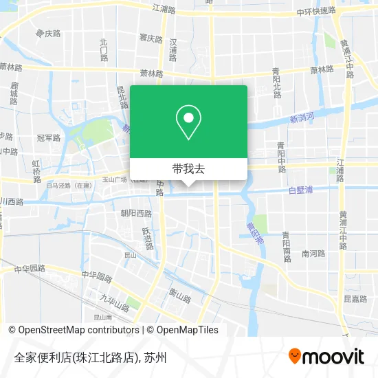 全家便利店(珠江北路店)地图