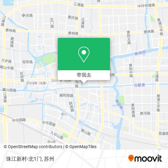 珠江新村-北1门地图