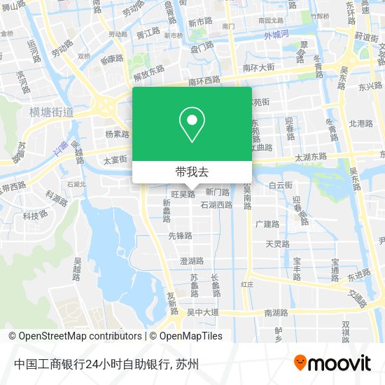 中国工商银行24小时自助银行地图
