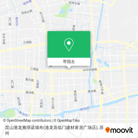 昆山港龙雅琪诺墙布(港龙喜临门建材家居广场店)地图