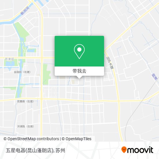 五星电器(昆山蓬朗店)地图