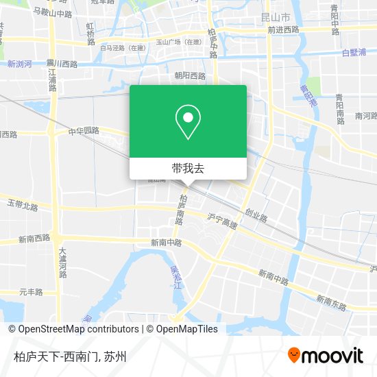柏庐天下-西南门地图