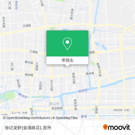 徐记龙虾(金浦路店)地图