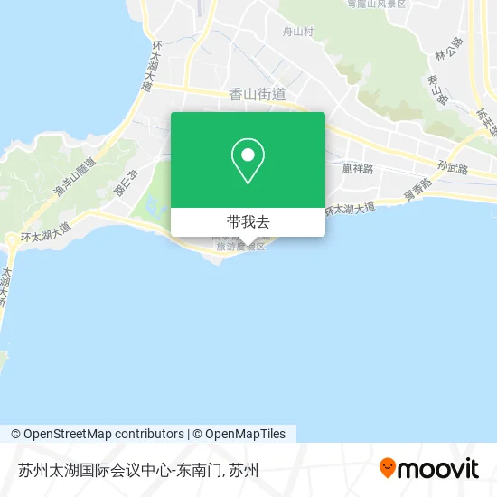苏州太湖国际会议中心-东南门地图