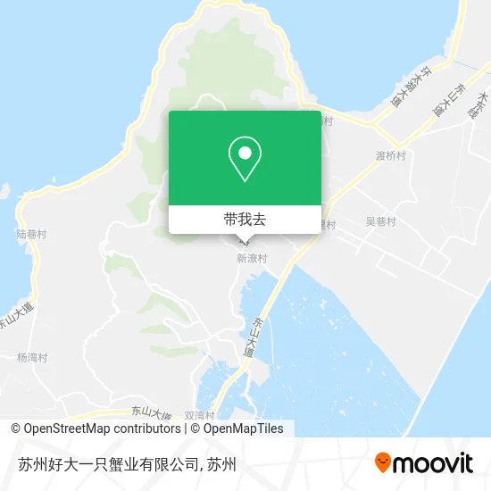 苏州好大一只蟹业有限公司地图