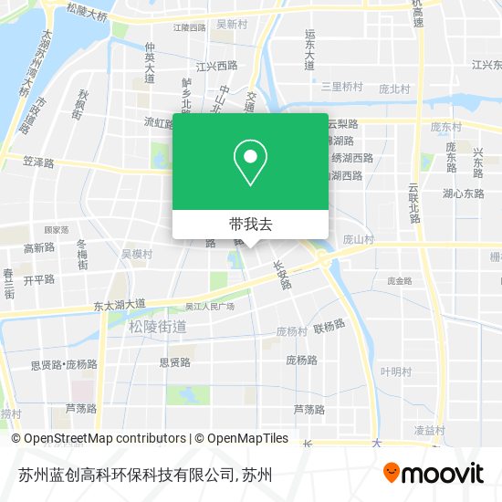 苏州蓝创高科环保科技有限公司地图