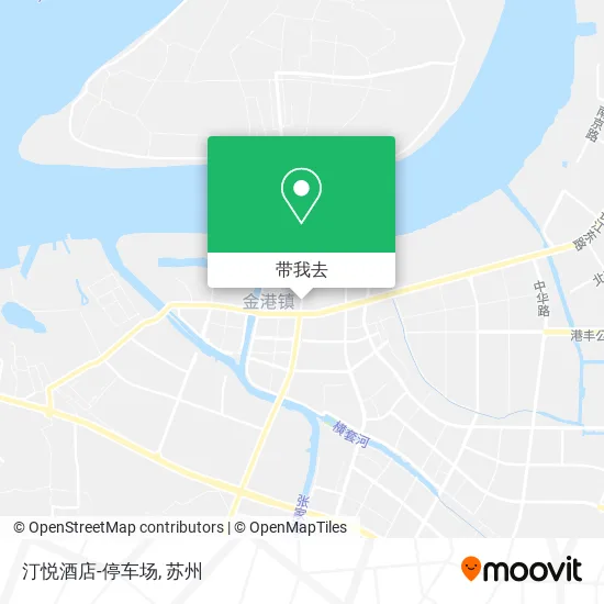 汀悦酒店-停车场地图