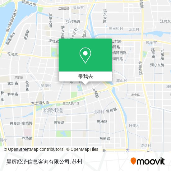 昊辉经济信息咨询有限公司地图