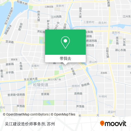 吴江建设造价师事务所地图