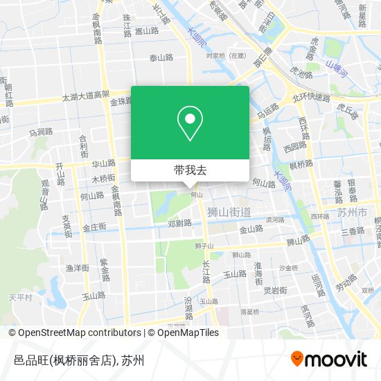 邑品旺(枫桥丽舍店)地图