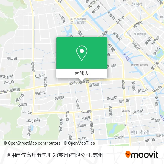 通用电气高压电气开关(苏州)有限公司地图