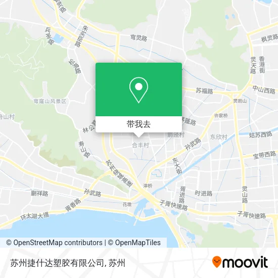 苏州捷什达塑胶有限公司地图
