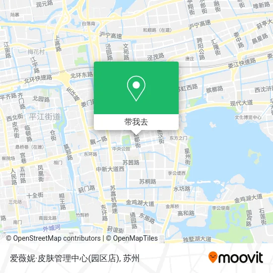 爱薇妮·皮肤管理中心(园区店)地图