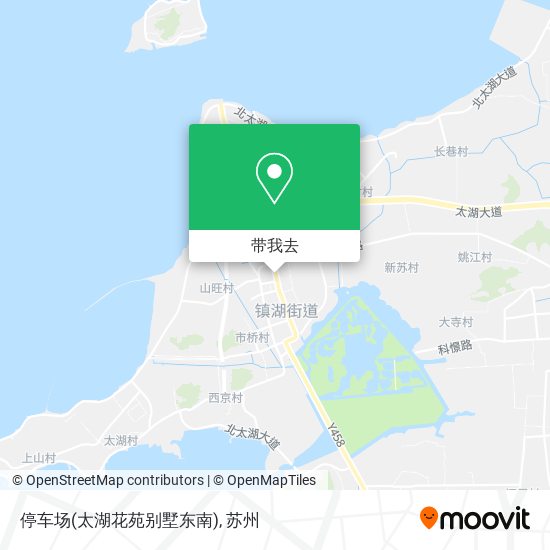 停车场(太湖花苑别墅东南)地图
