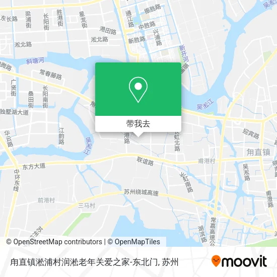 甪直镇淞浦村润淞老年关爱之家-东北门地图