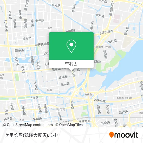 美甲饰界(凯翔大厦店)地图