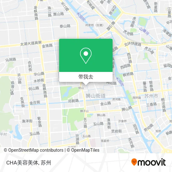 CHA美容美体地图