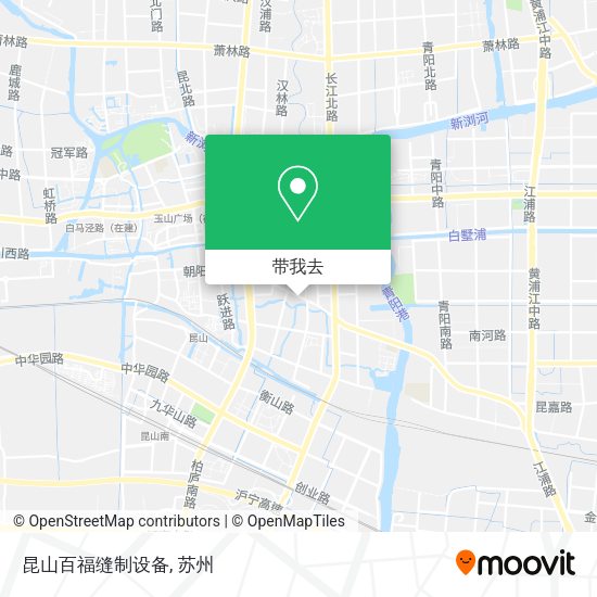 昆山百福缝制设备地图