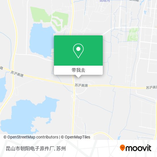 昆山市朝阳电子原件厂地图