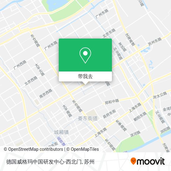 德国威格玛中国研发中心-西北门地图