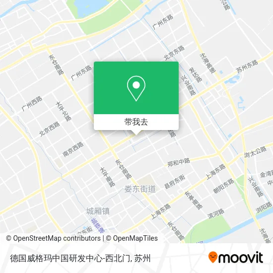 德国威格玛中国研发中心-西北门地图