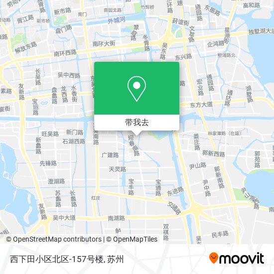 西下田小区北区-157号楼地图