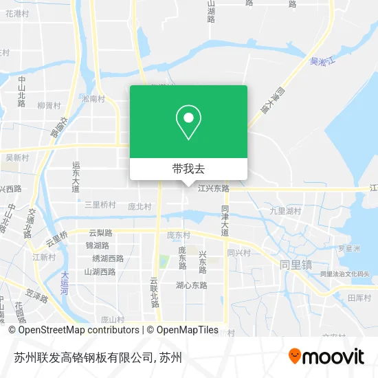 苏州联发高铬钢板有限公司地图