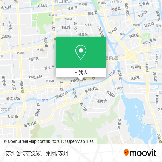 苏州创博荟泛家居集团地图