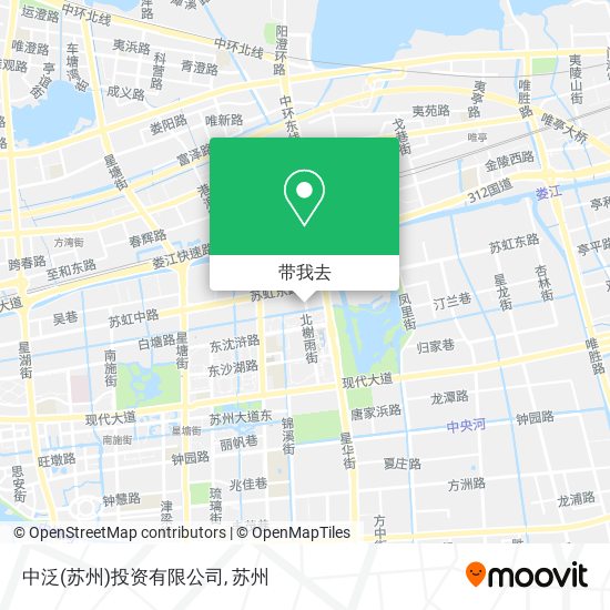 中泛(苏州)投资有限公司地图