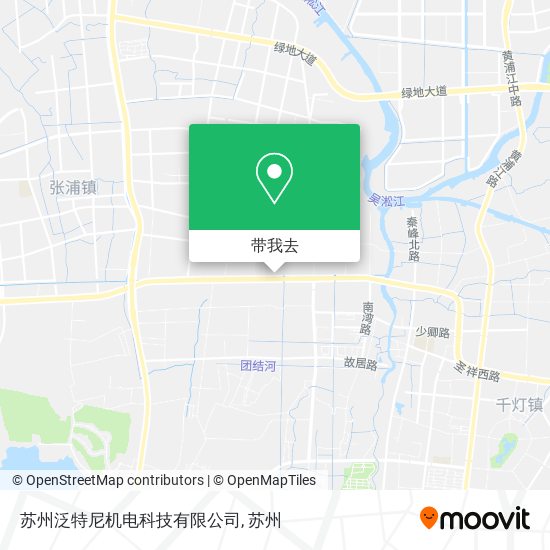 苏州泛特尼机电科技有限公司地图