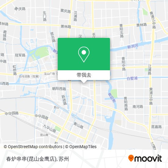 春炉串串(昆山金鹰店)地图