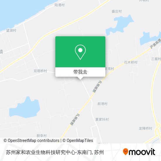 苏州家和农业生物科技研究中心-东南门地图