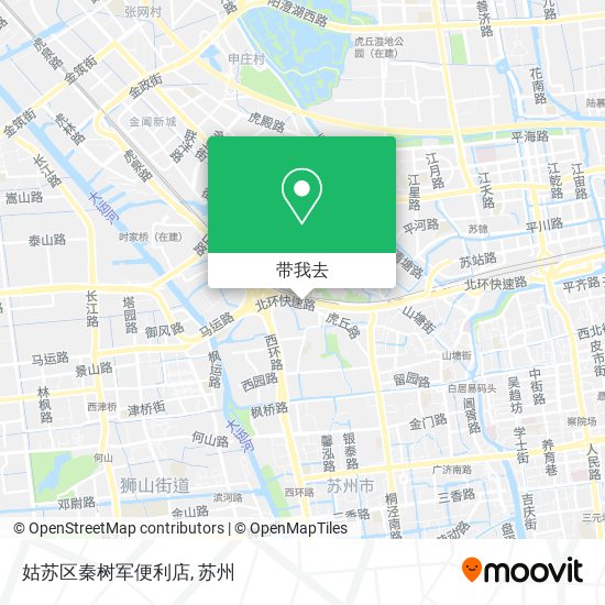 姑苏区秦树军便利店地图